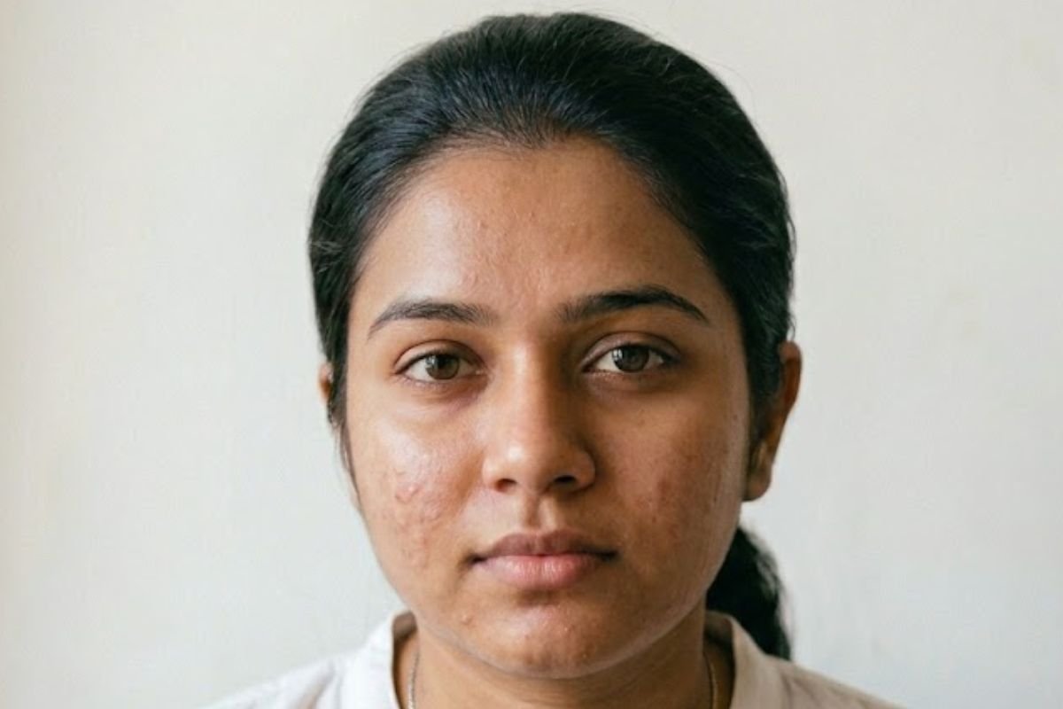 After acne treatment